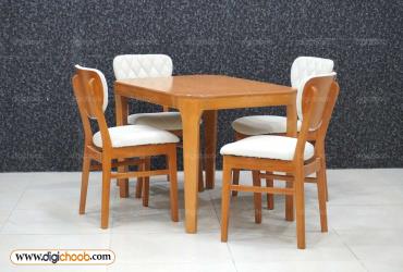 میز ناهار خوری مدرن قلبی