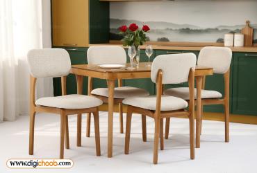 میز ناهار خوری مدرن و اسپرت نیلوفر