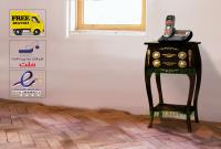 میز تلفن چوبی کوچک آیدین