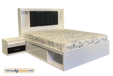 تخت خواب دو نفره زیر کشو دار مدرن آپیروس
