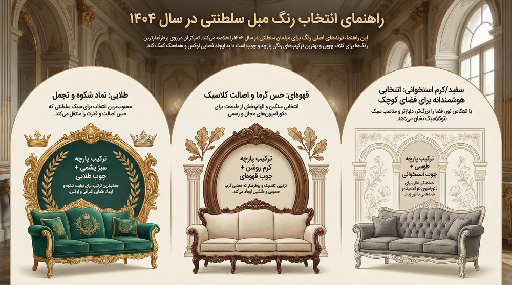 خلاصه مقاله پرطرفدار ترین مبل سلطنتی 1404