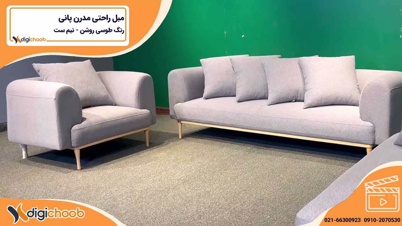 ویدیو نیم ست مبل کلاسیک راحتی پانی